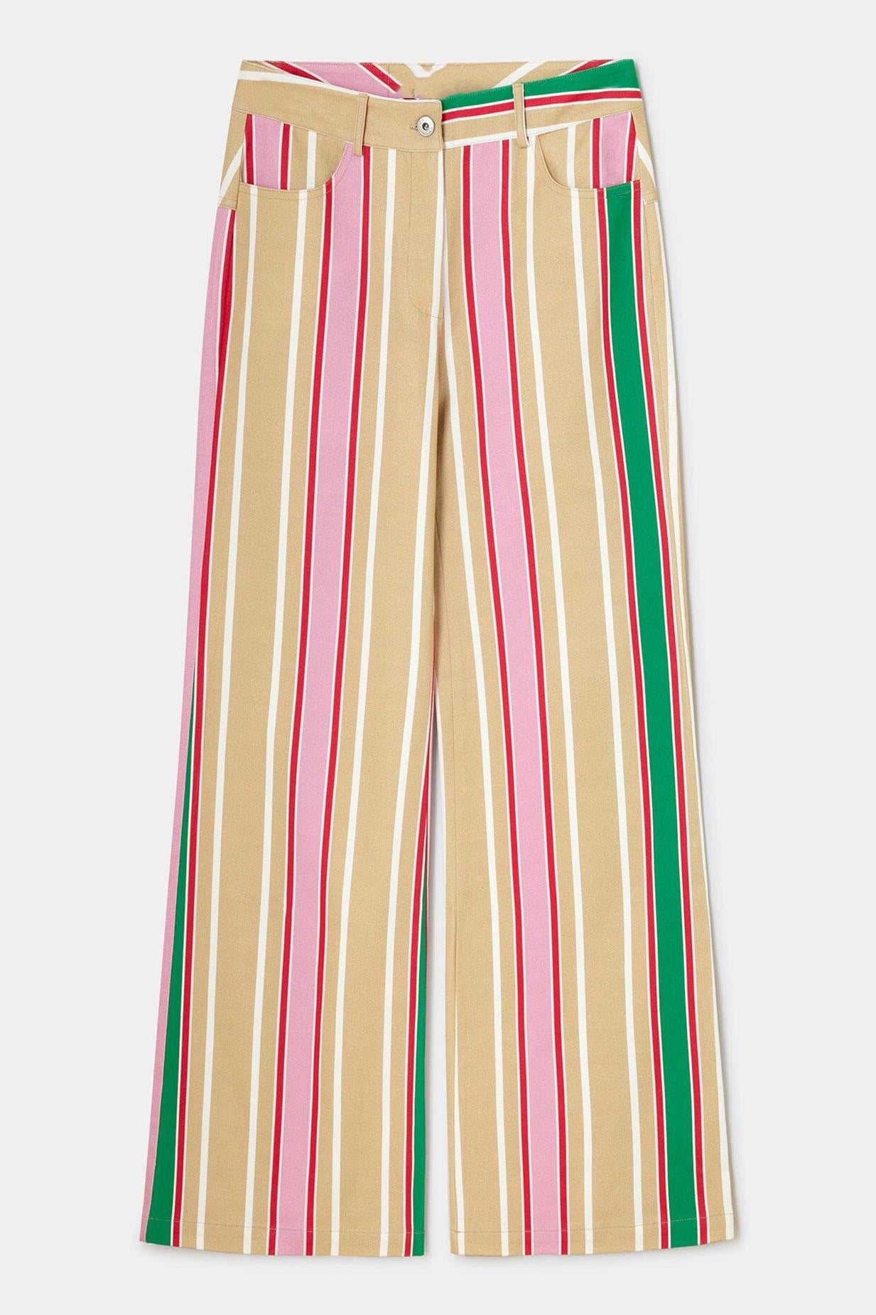 Leroy Brown Striped Twill Pants