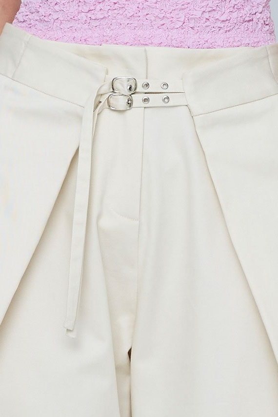 Anser Wide Leg Buckle Pants