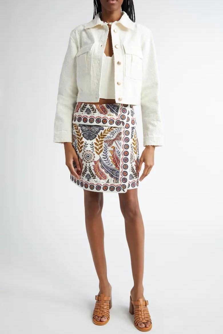 Bohemian Chic Wrap Waist Skirt