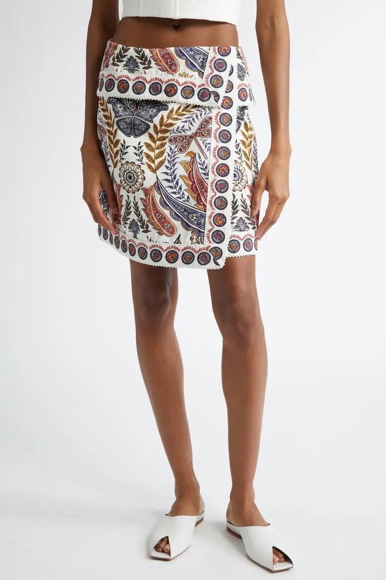 Bohemian Chic Wrap Waist Skirt