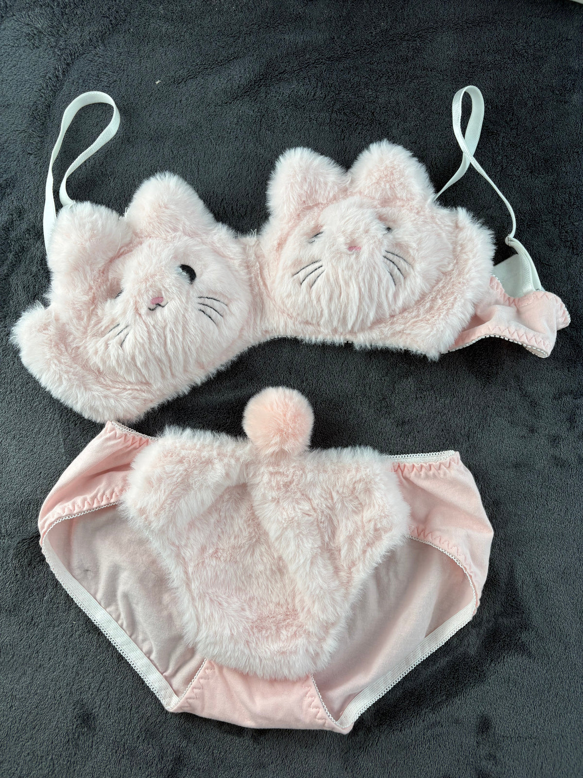 Plushy Set 2-Pieces Lingerie Set