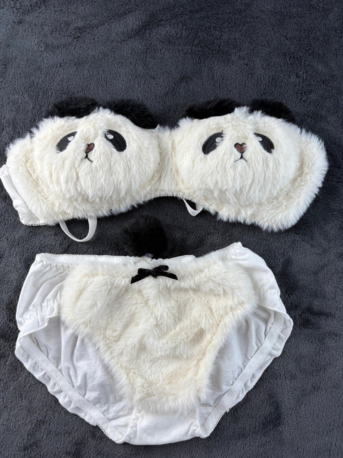 Plushy Set 2-Pieces Lingerie Set